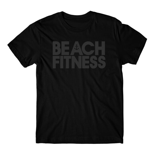 BEACH FITNESS NOIR - T-SHIRT - $LA37RL$ Thumbnail