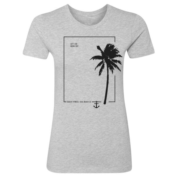 LET'S GO WORK OUT - WOMEN'S FITTED T-SHIRT - $FKU18W$ Thumbnail